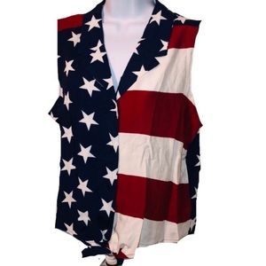 Fifth Sun Patriotic 4th of July Top Sz M